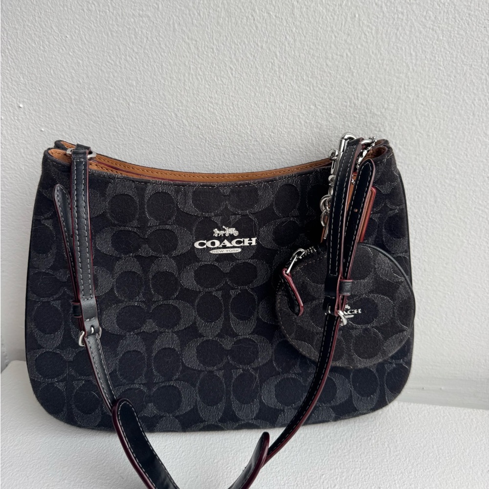 Coach Denim Penelope Shoulder Bag